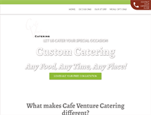 Tablet Screenshot of cafeventure.com